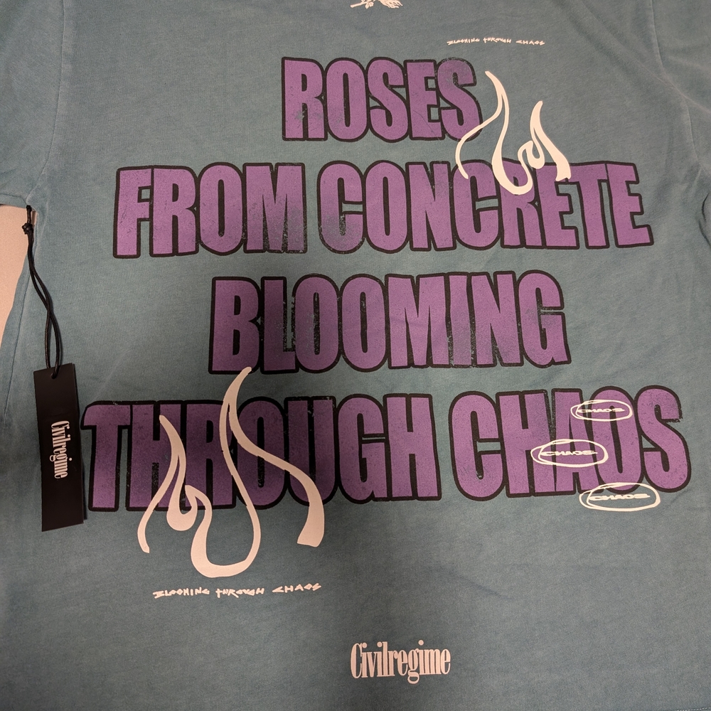 Civil Regime Blue Graphic Tee